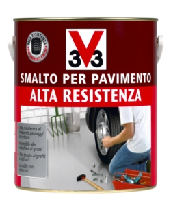 Smalto pavimenti alta resistenza - grigio scuro - litri 2,5